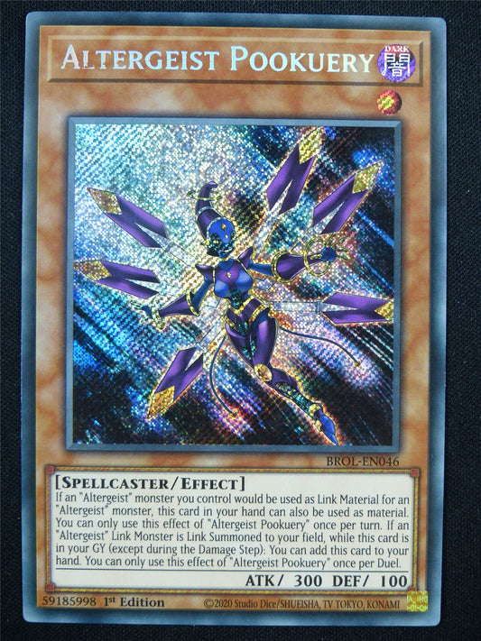 Altergeist Pookuery BROL Secret Rare - 1st ed Yugioh Card #74