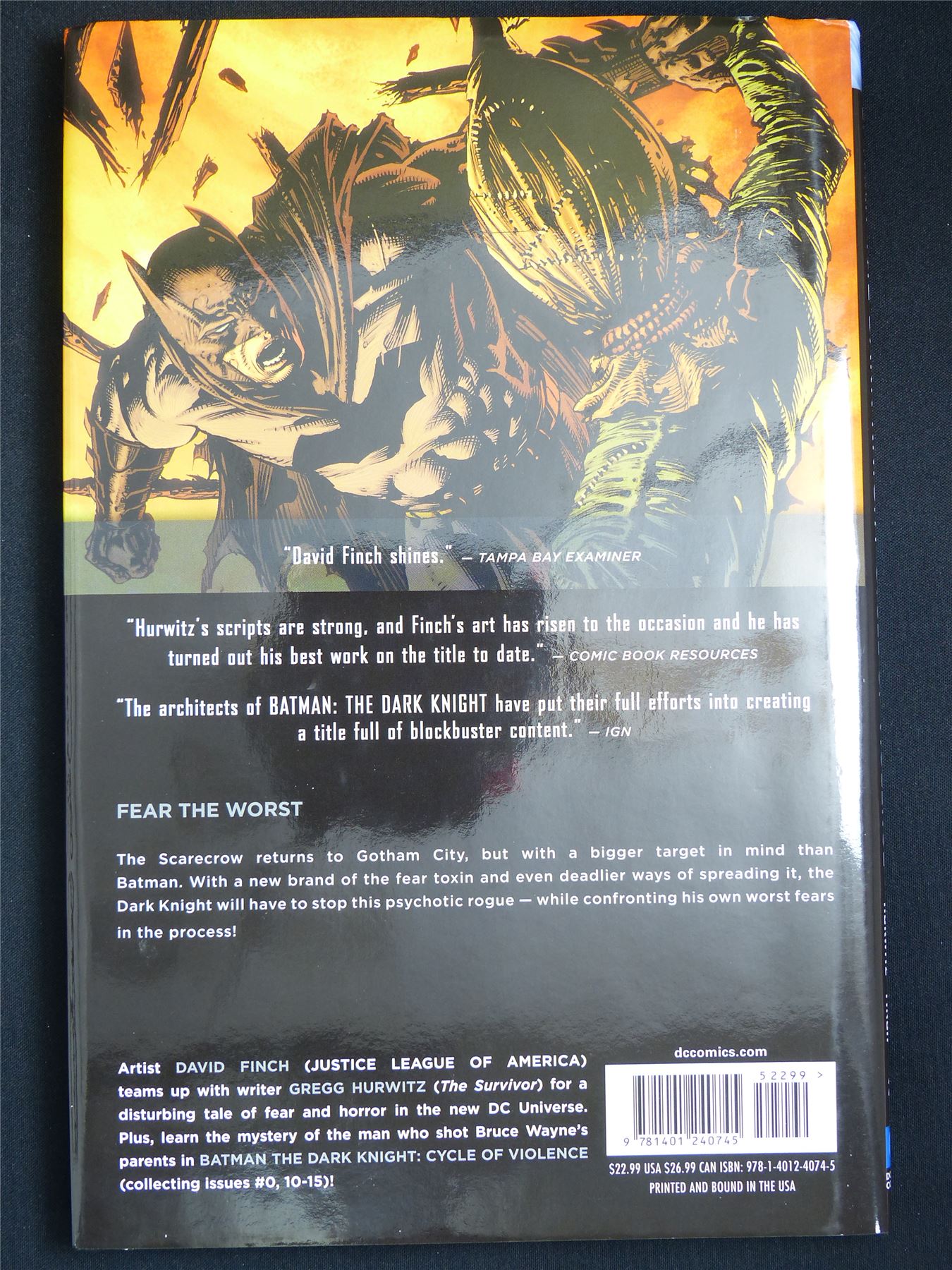 Batman: Dark Knight volume 2: Cycle of Violence - DC Graphic Hardback #XL