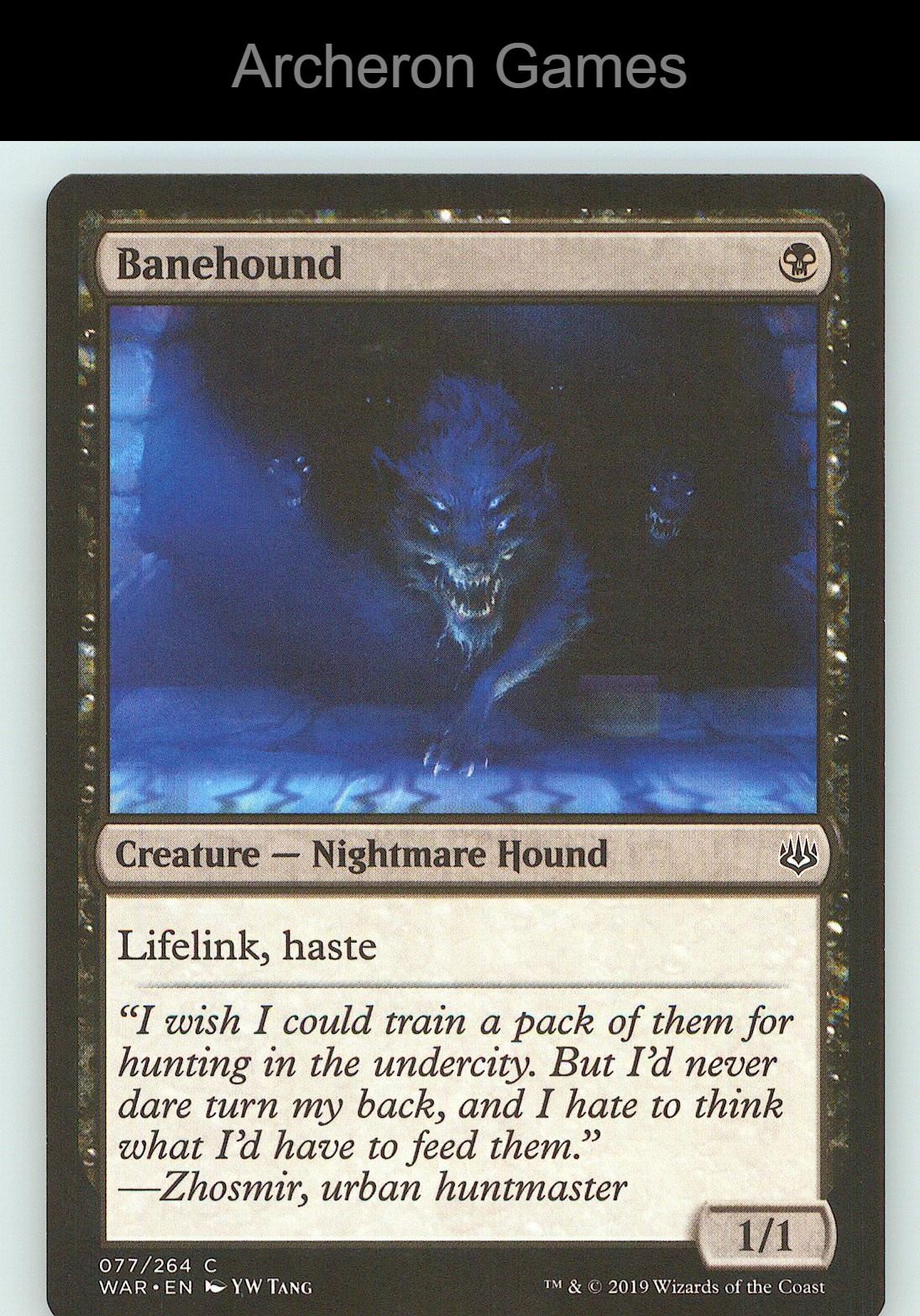 Banehound WAR 77 C MTG Card NM/EX+
