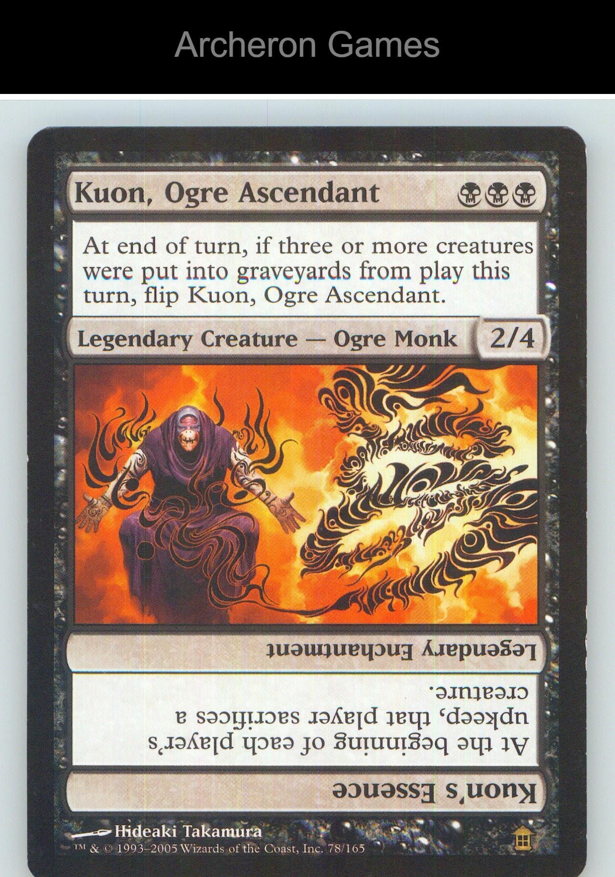 Kuon, Ogre Ascendant SOK 78 R MTG Card NM/EX+