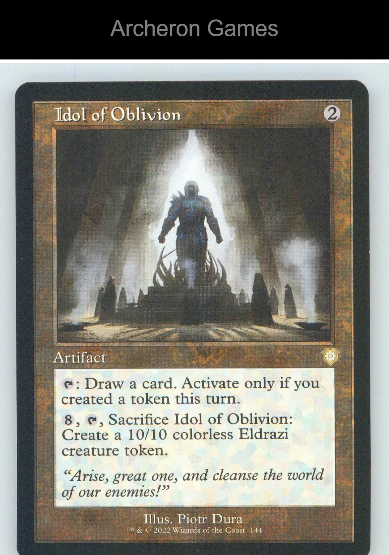 Idol of Oblivion (Retro Frame) BRC 144 R MTG Card NM/EX+