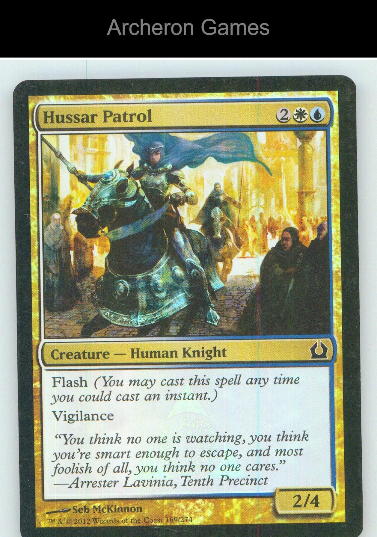Hussar Patrol RTR 169 C MTG Card NM/EX+ Foil