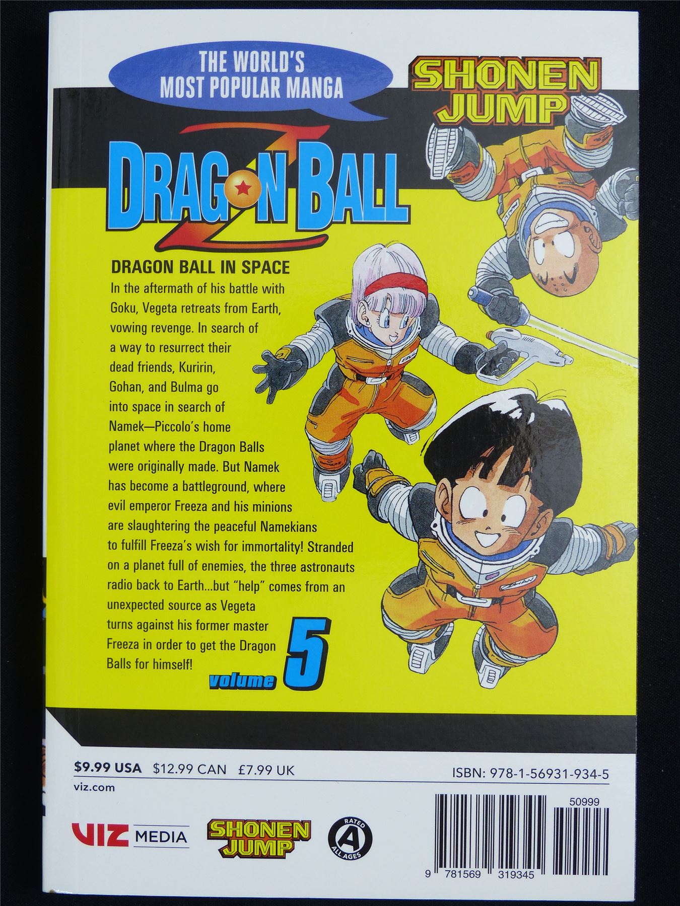 Dragon Ball Z volume 5 - Viz Manga #462