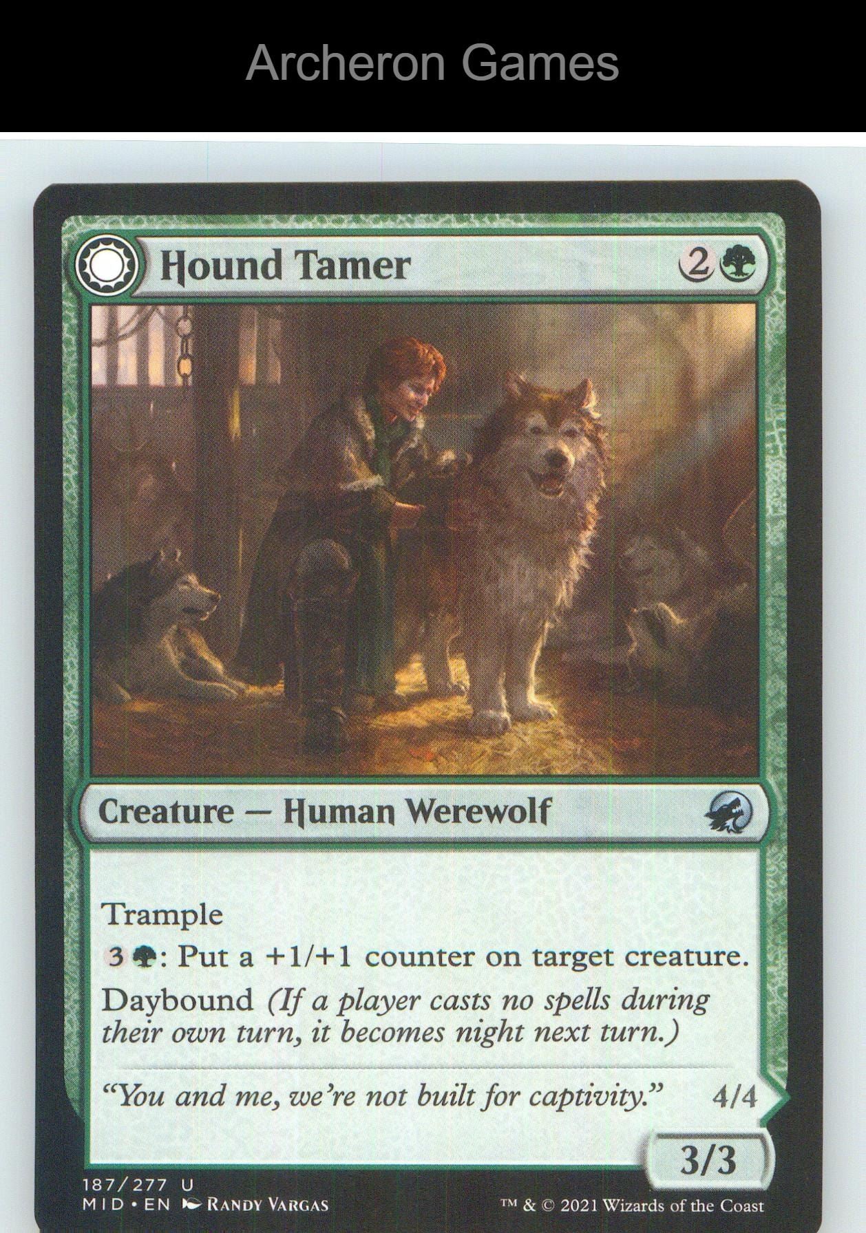Hound Tamer MID 187 UC MTG Card NM/EX+