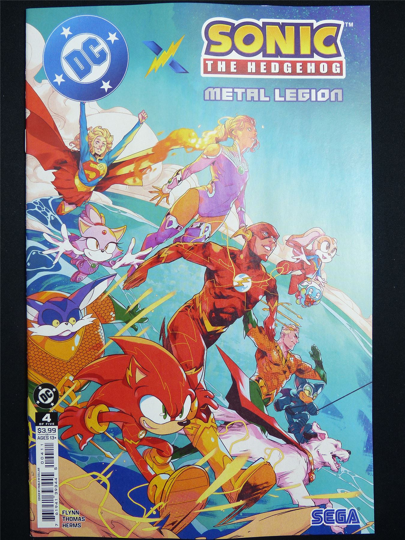 DC x SONIC the Hedgehog: Metal Legion #4 Cvr A - Oct 2026 DC Comic #2YK