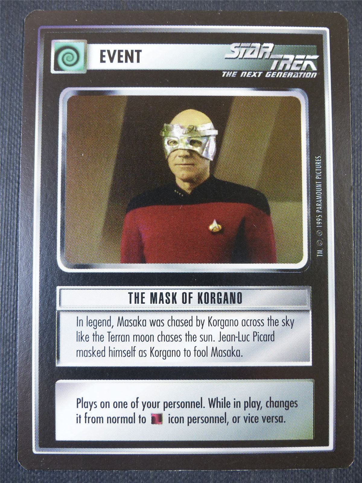 The Mask of Korgano - NG - Star Trek Card #66A