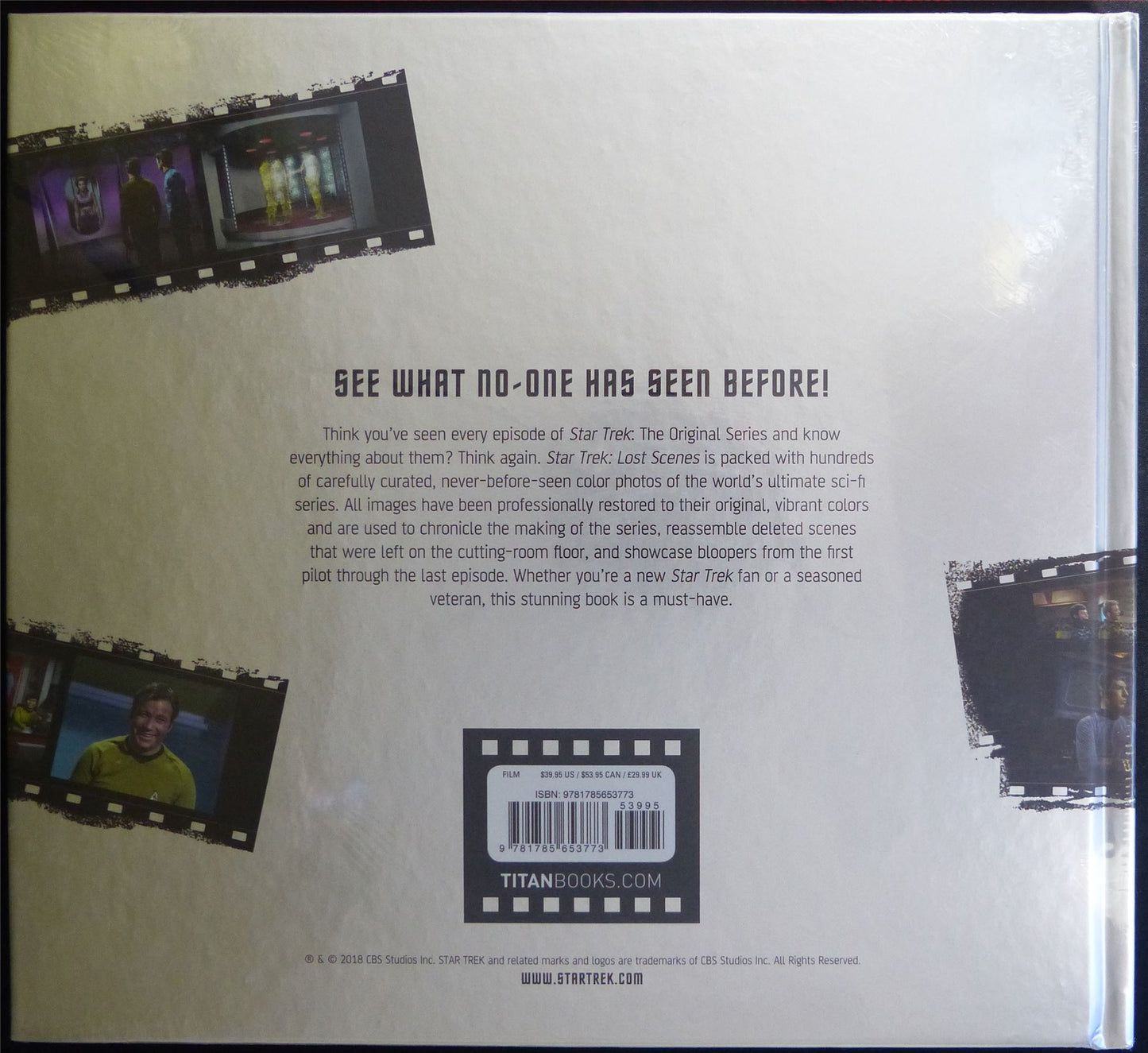 Star Trek: Lost Scenes Gift Book - Titan Hardback #3R