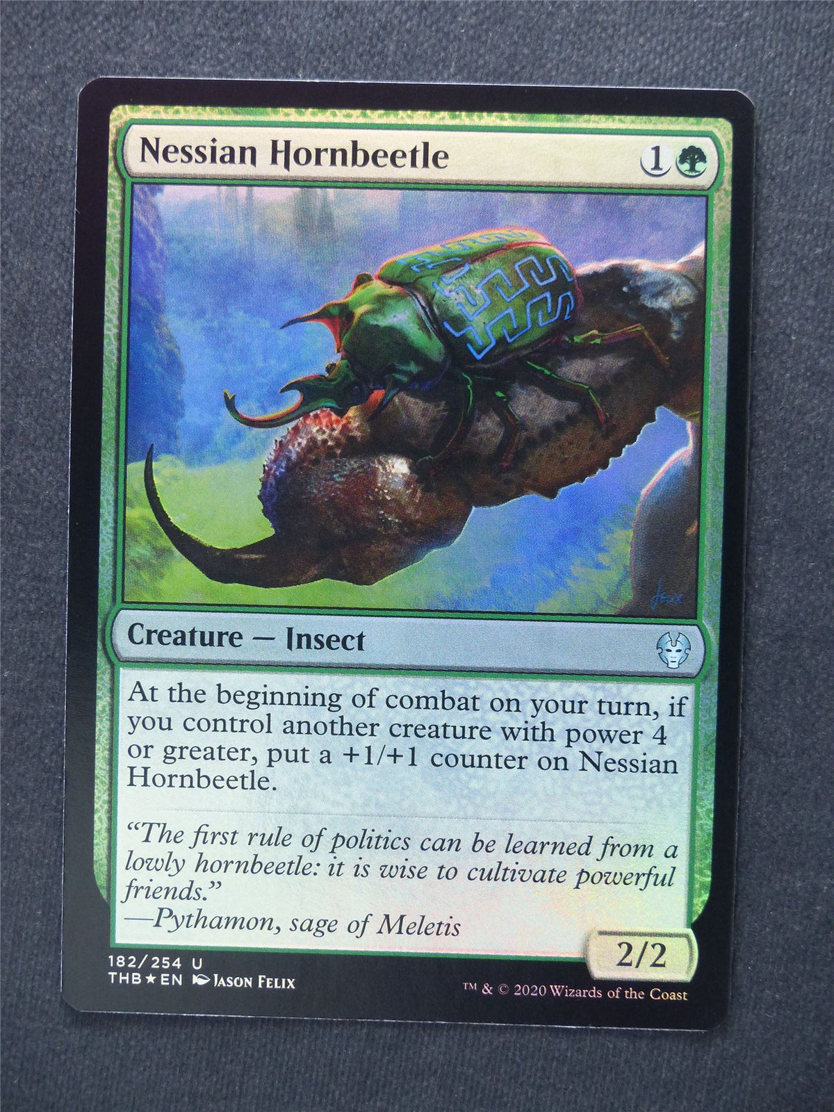 Nessian Hornbeetle Foil - Mtg Magic Cards #W3