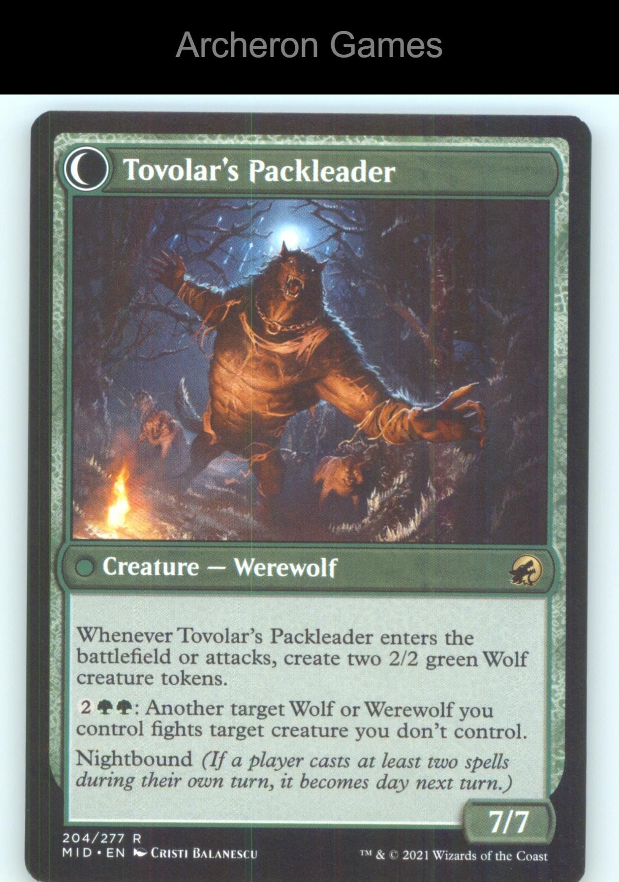 Tovolar's Huntmaster 204 R MTG Card The List Reprints