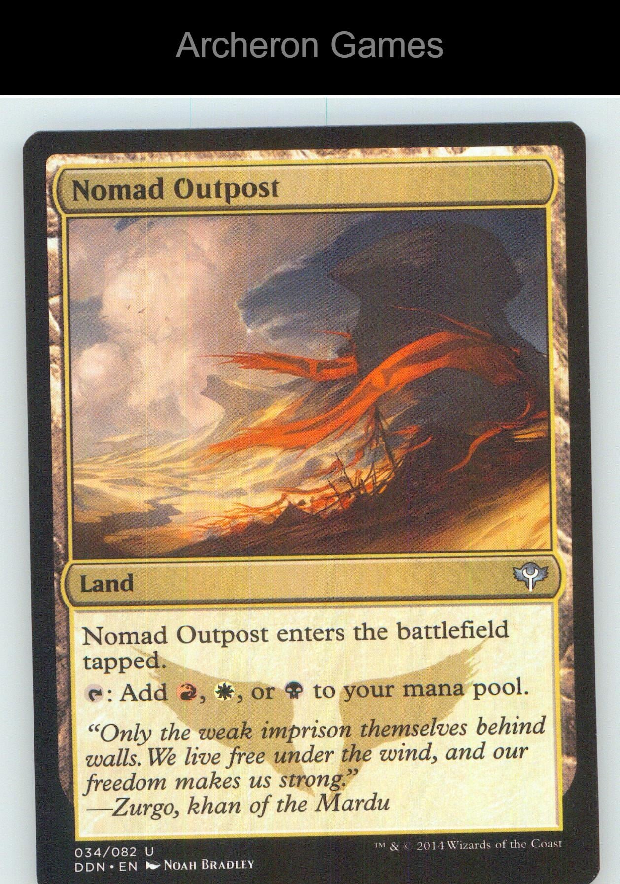 Nomad Outpost DDF 34 UC MTG Card NM/EX+