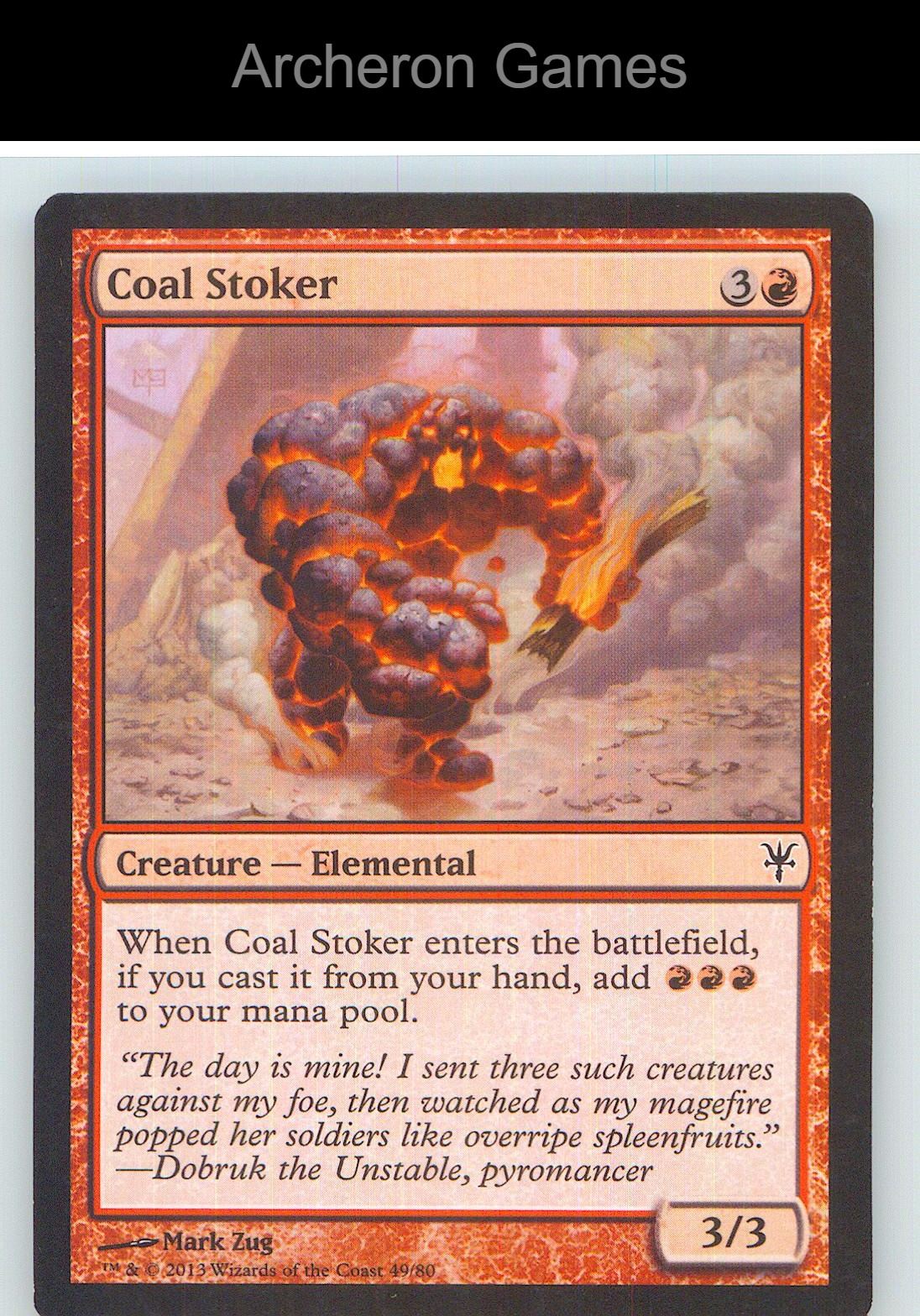 Coal Stoker SBT 49 C MTG Card NM/EX+