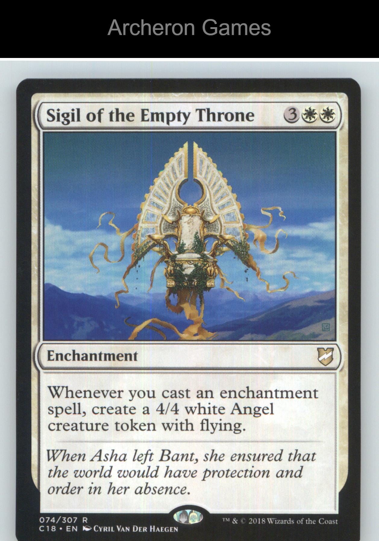 Sigil of the Empty Throne C18 74 R MTG Card NM/EX+