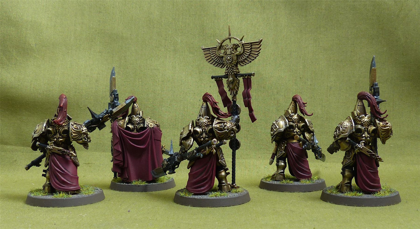Custodian Wardens Vexilus Praetor painted - Adeptus Costudes - Warhammer 40K #1YI