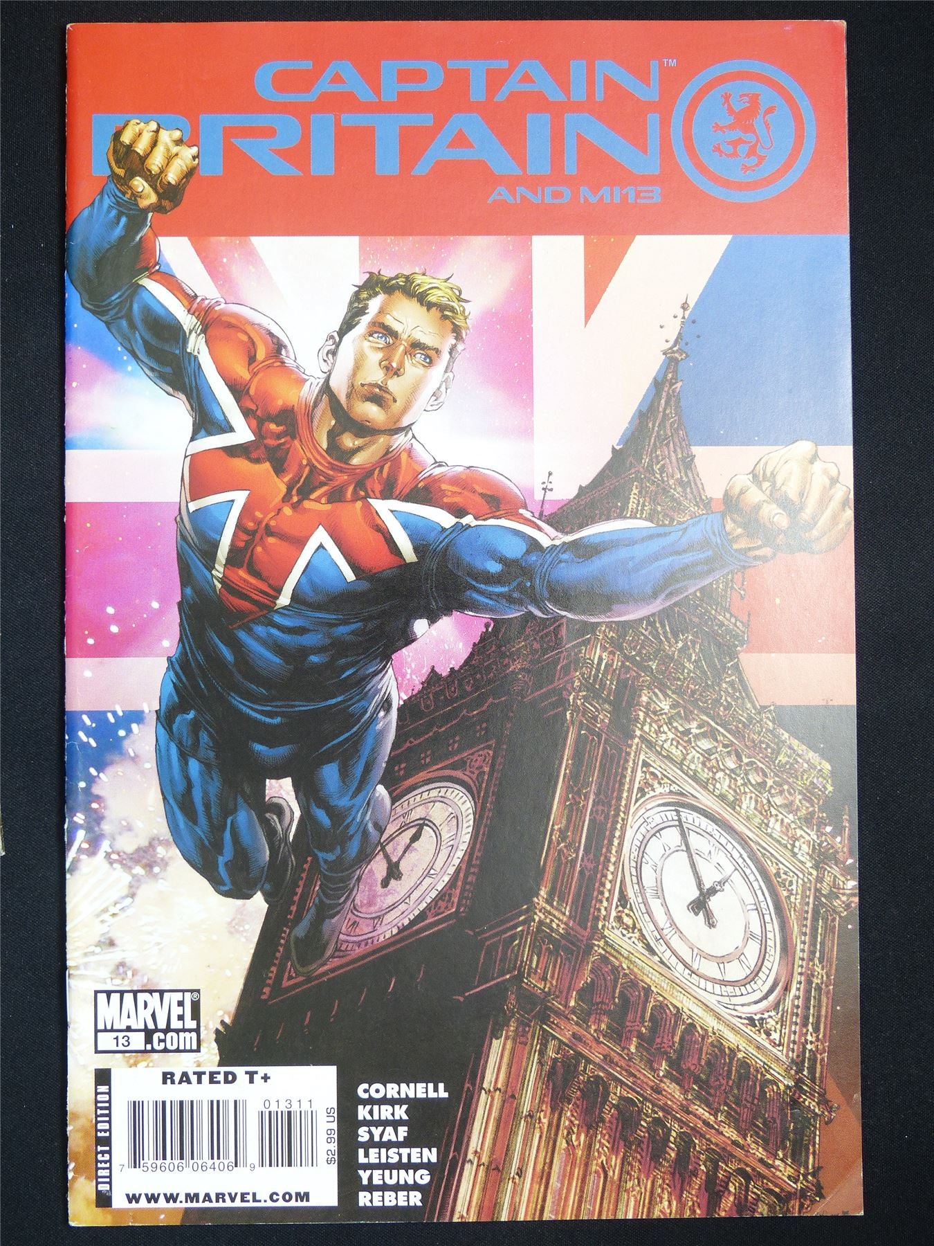 CAPTAIN Britain and MI13 #13 - Marvel Comic #AS