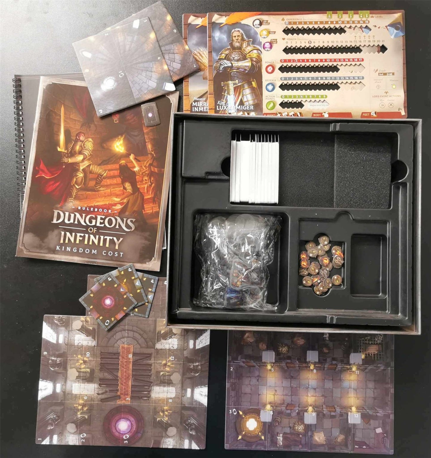Dungeons of Infinity Kingdom Cost Expansion Board Game #9I8