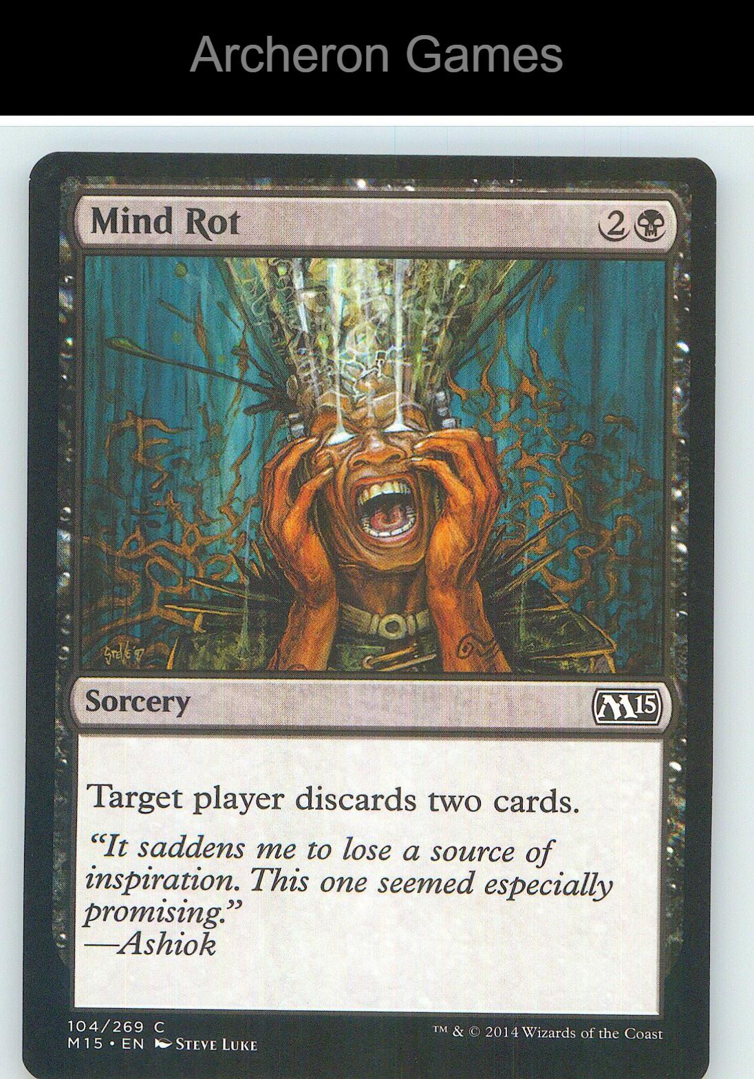 Mind Rot M15 104 C MTG Card NM/EX+