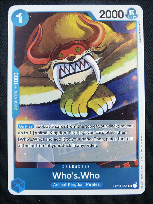 Who's Who op04-051 R - One Piece Card #1VB