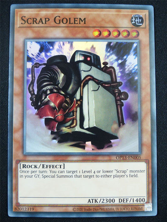 Scrap Golem OP13 Super Rare - Yugioh Card #4R