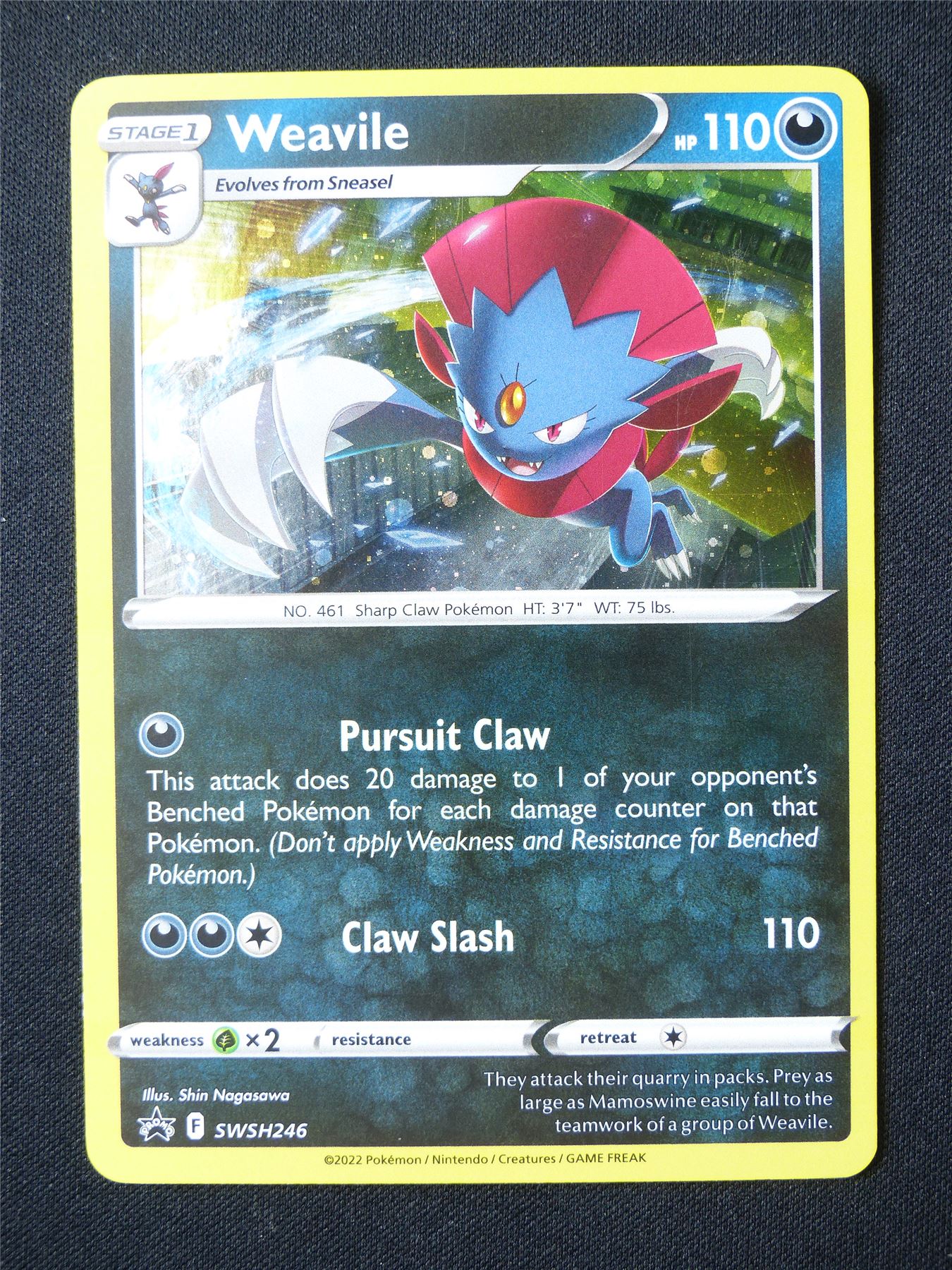 Weavile SWSH246 Promo Holo - Pokemon Card #6N9