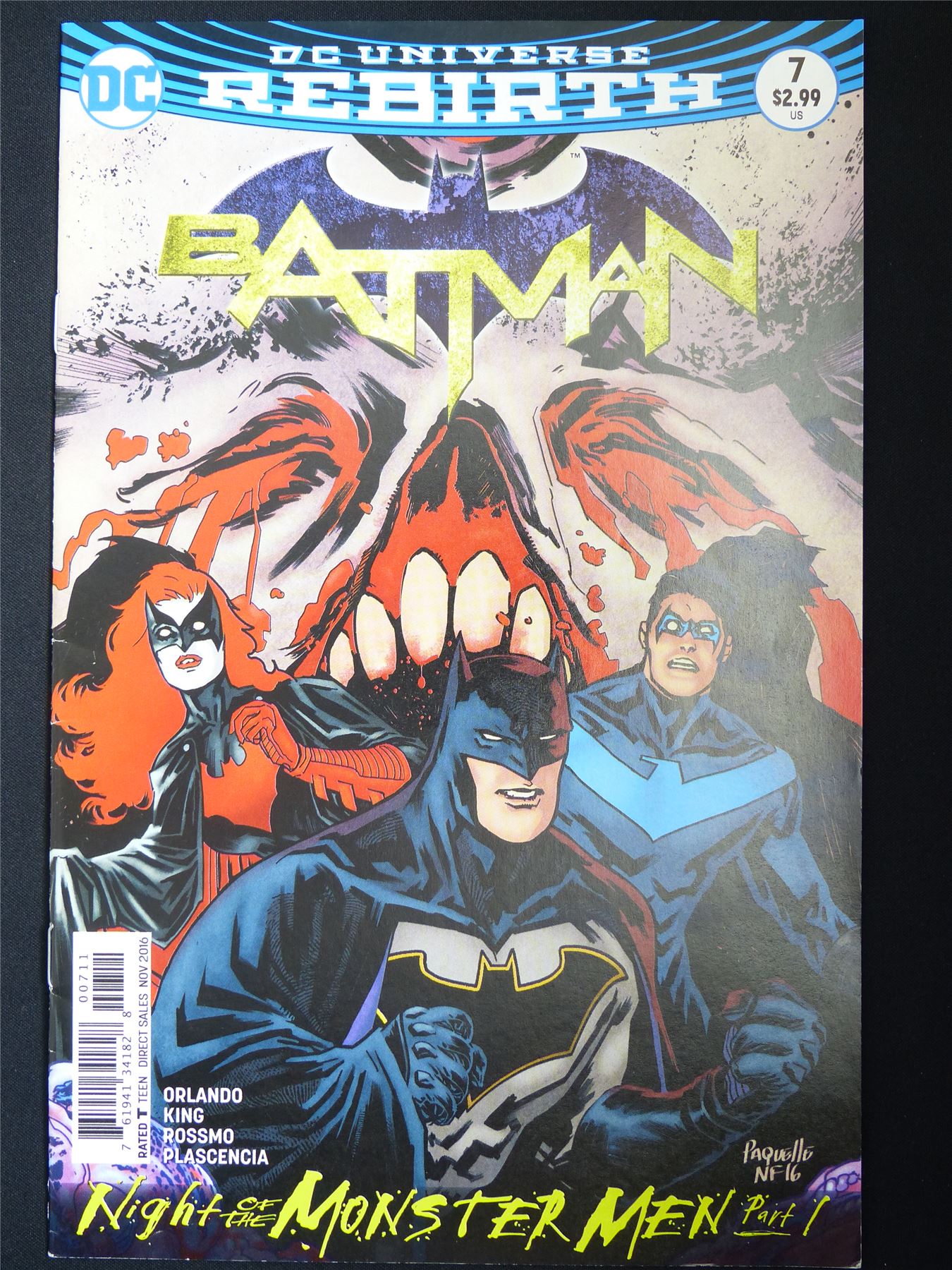 BATMAN #7 Rebirth - DC Comic #66Z