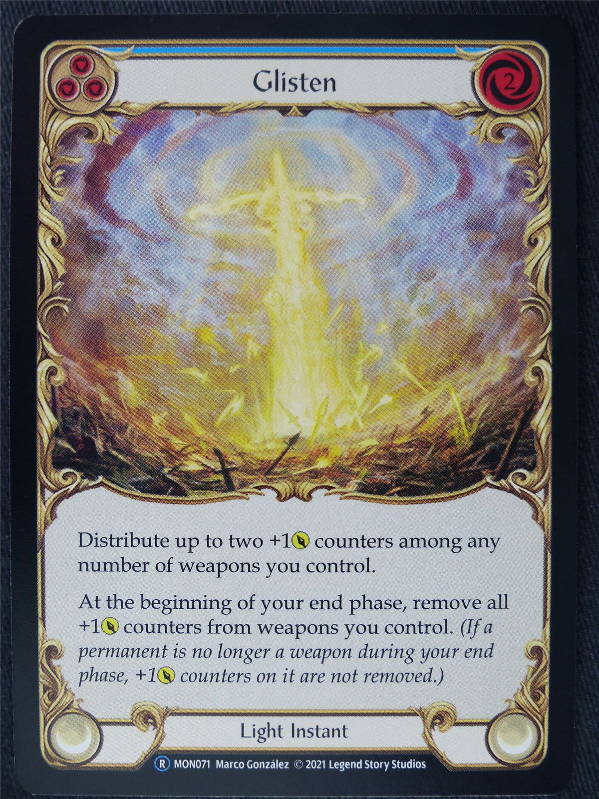 Glisten Blue - Monarch Unlimited - Flesh and Blood Cards #H6