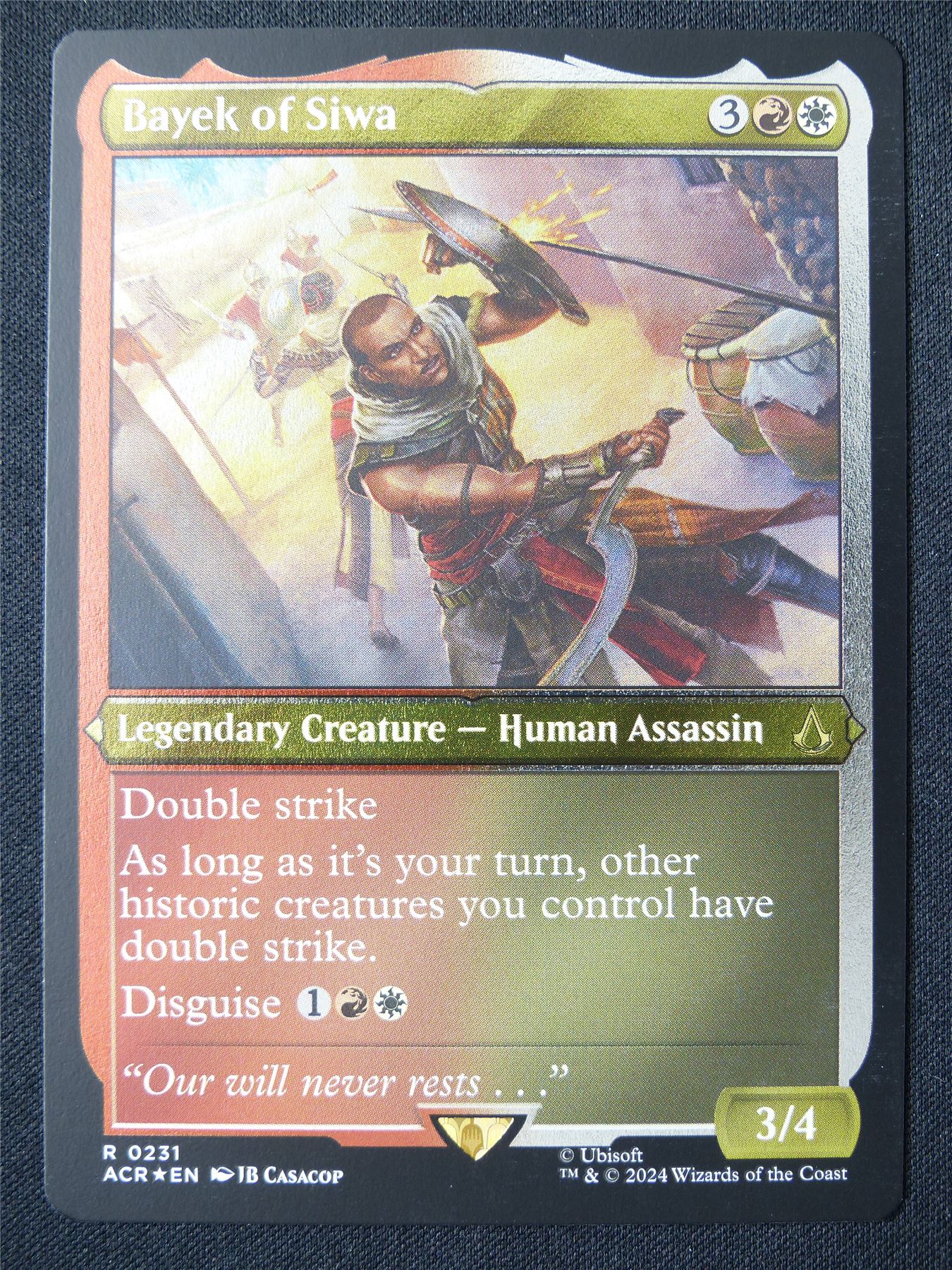 Bayek of Siwa Etched Foil - ACR - Mtg Card #1IH