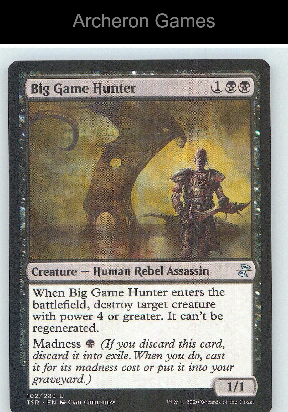 Big Game Hunter TSR 102 UC MTG Card NM/EX+