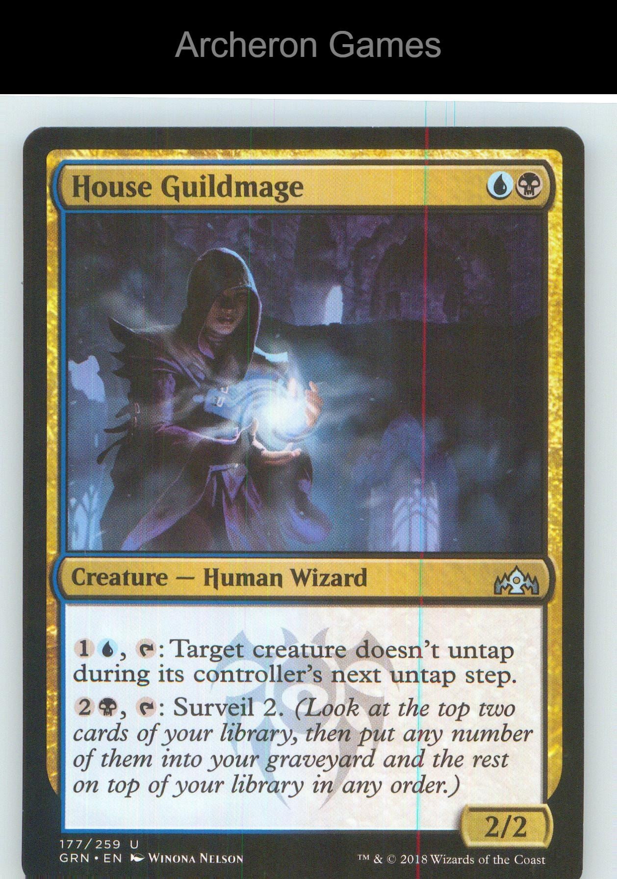 House Guildmage GRN 177 UC MTG Card NM/EX+
