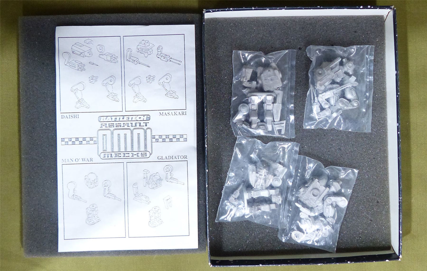 Ral Partha Battletech Metal Mini Assault Omni Mechs #1RH