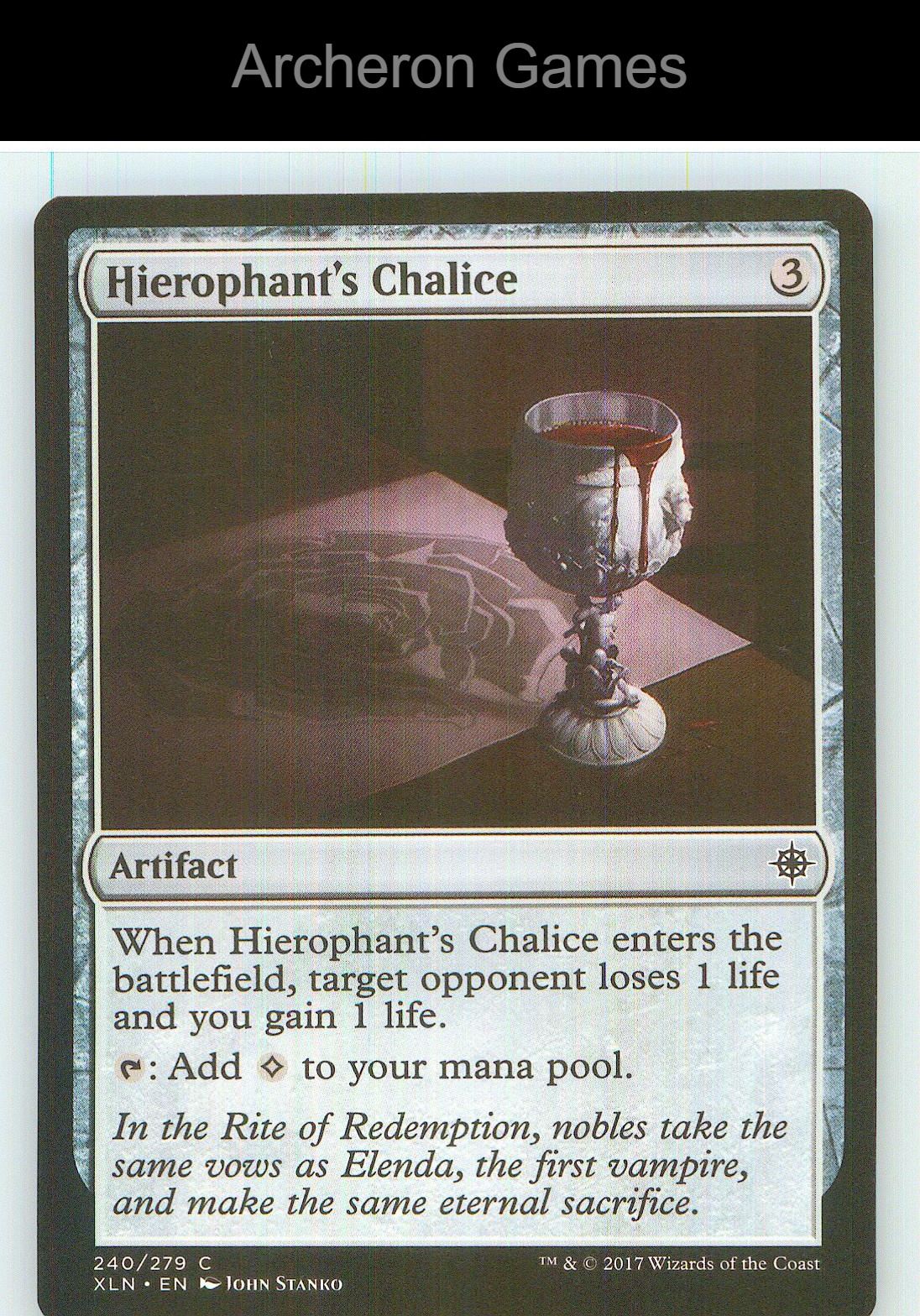 Hierophant's Chalice XLN 240 C MTG Card NM/EX+