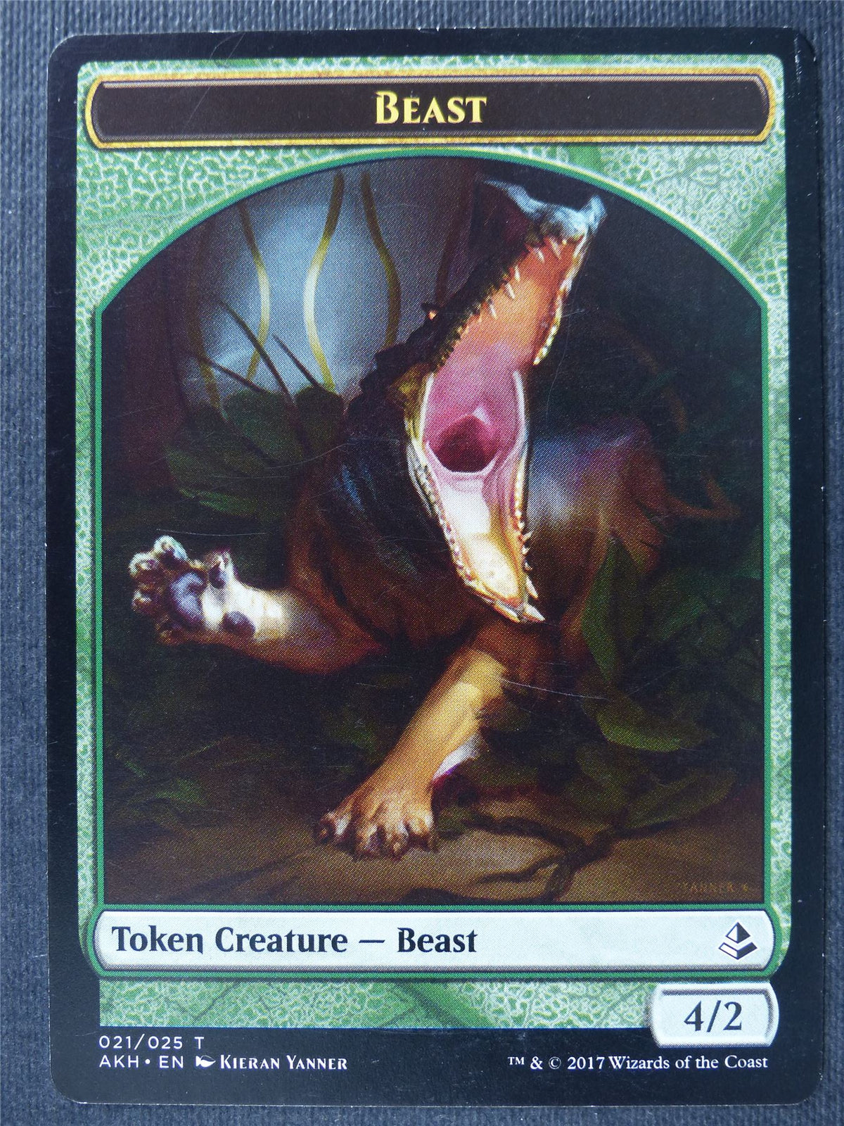 Beast Token - Mtg Card #1W7