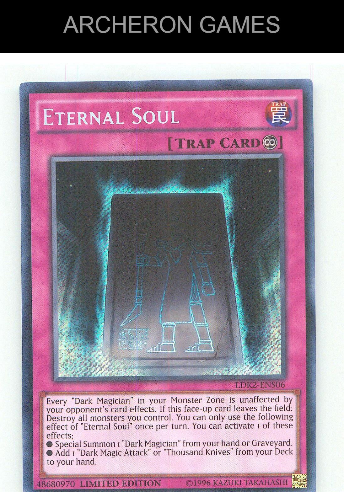 Eternal Soul SEC YUGIOH Card Limited