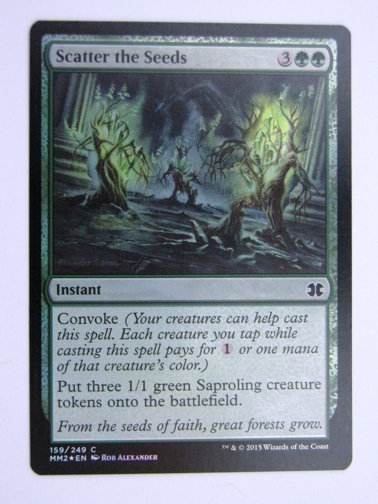 MTG MODERN MASTERS TWO FOIL: SCATTER THE SEEDS # 27J60
