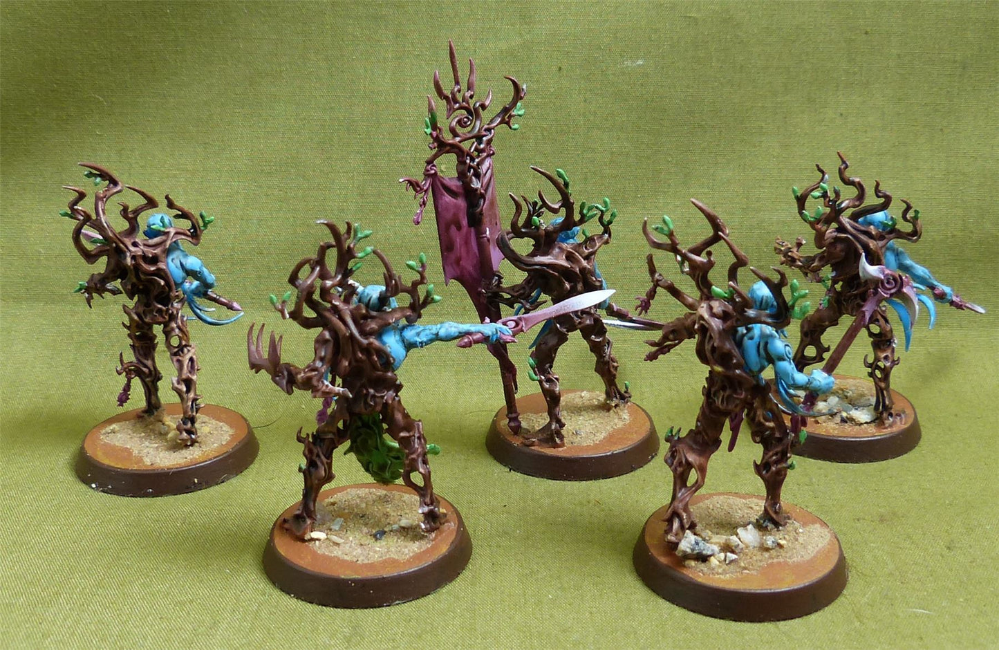 Tree-Revenants painted - Sylvaneth - Warhammer AoS #2OP
