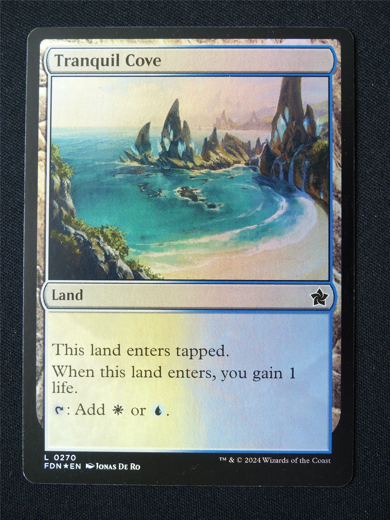 Tranquil Cove Foil - FDN - Mtg Card #4TJ