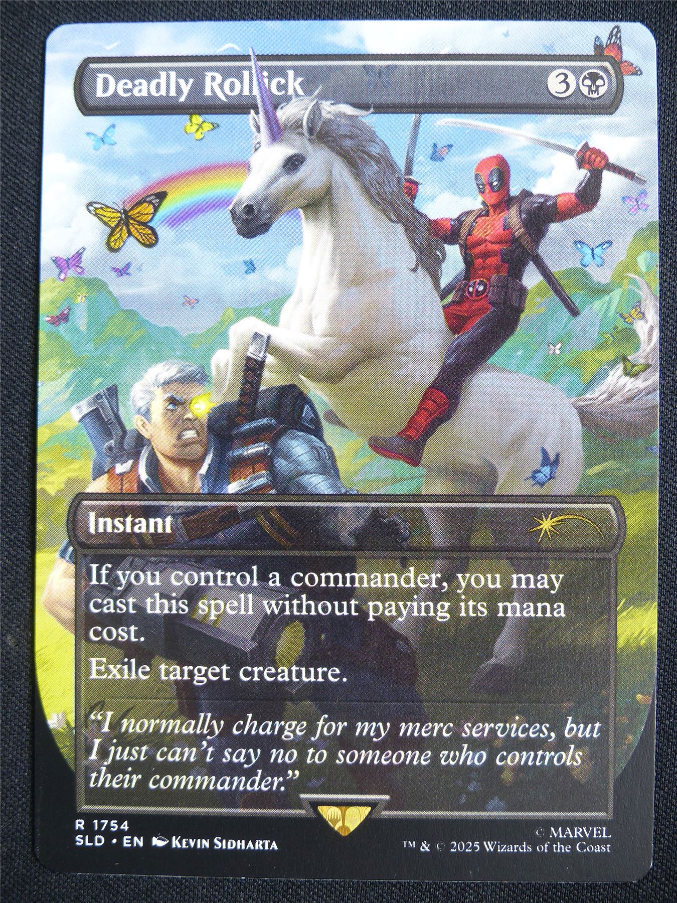Deadly Rollick Borderless - SLD - Mtg Card #3IN