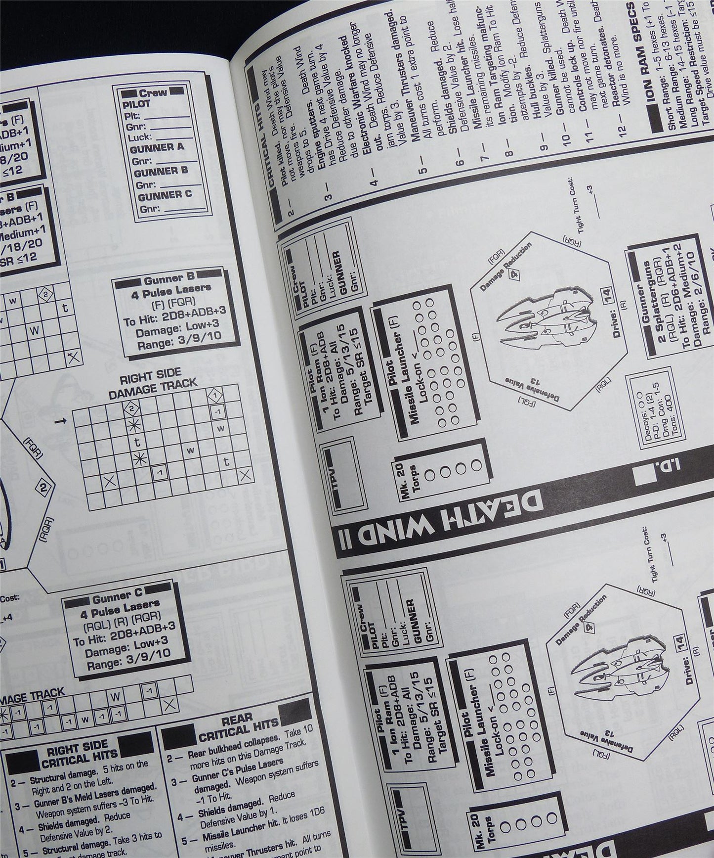 Silent Death: House Colos Miniatures Sourcebook - I.C.E. Booklet #2R4