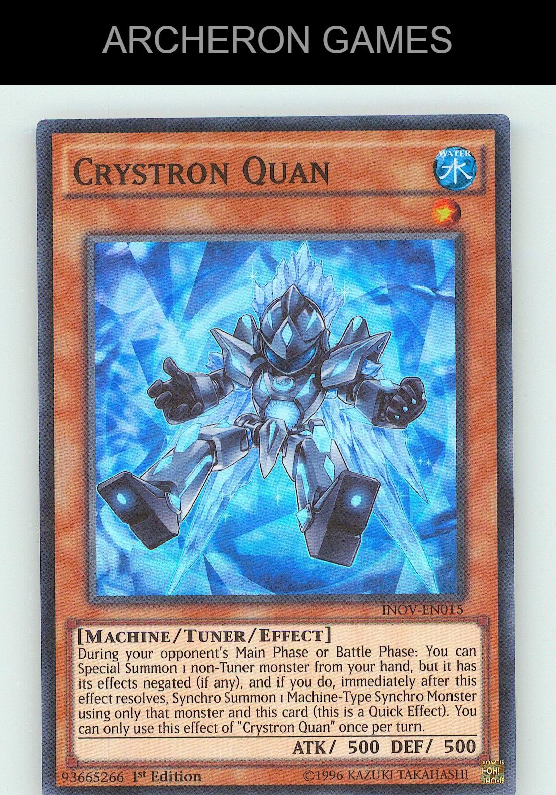 Crystron Quan SR YUGIOH Card Unlimited