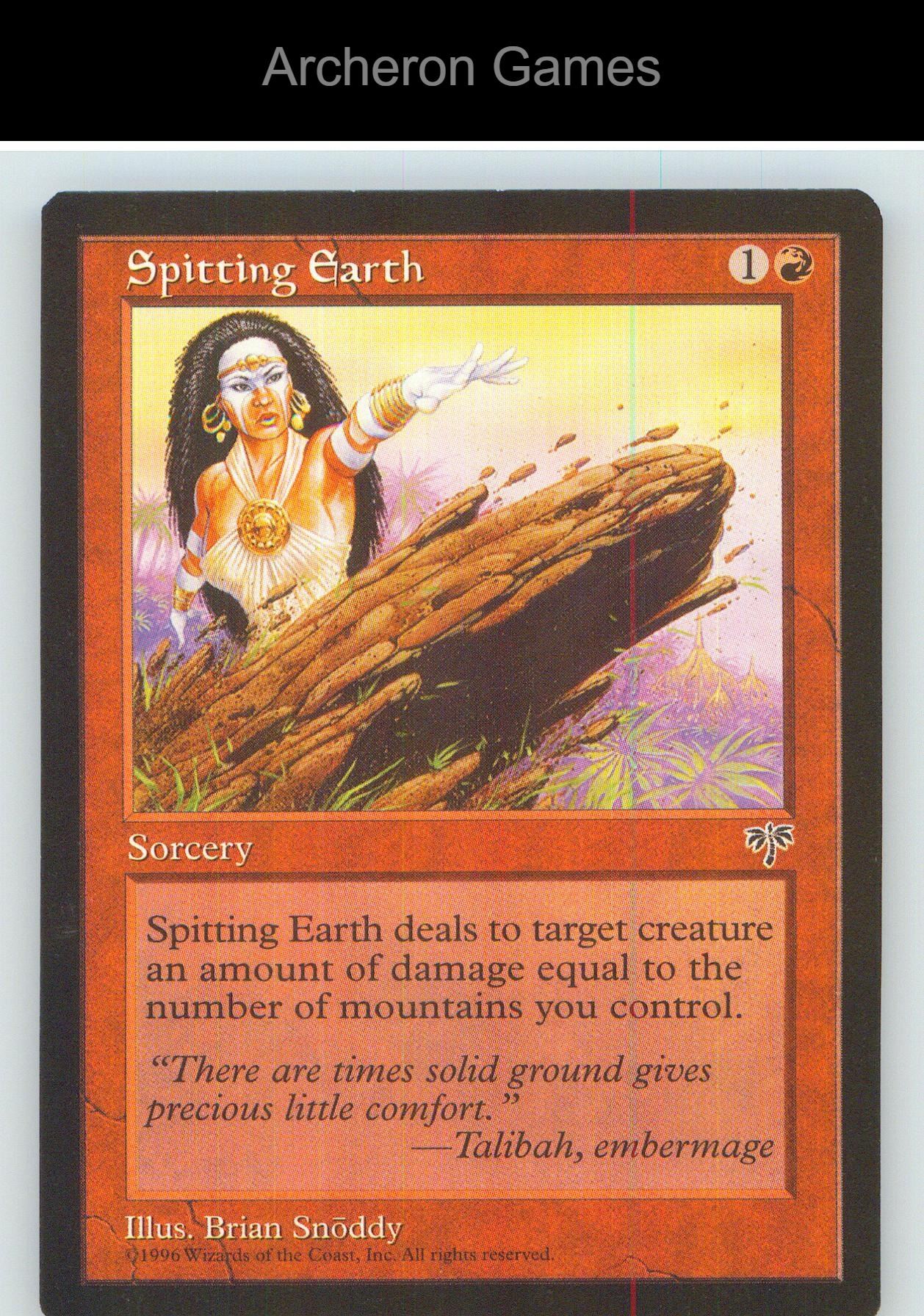 Spitting Earth MIR C MTG Card NM/EX+