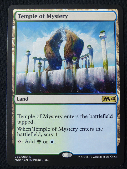 Temple of Mystery - M20 - Mtg Card #26G
