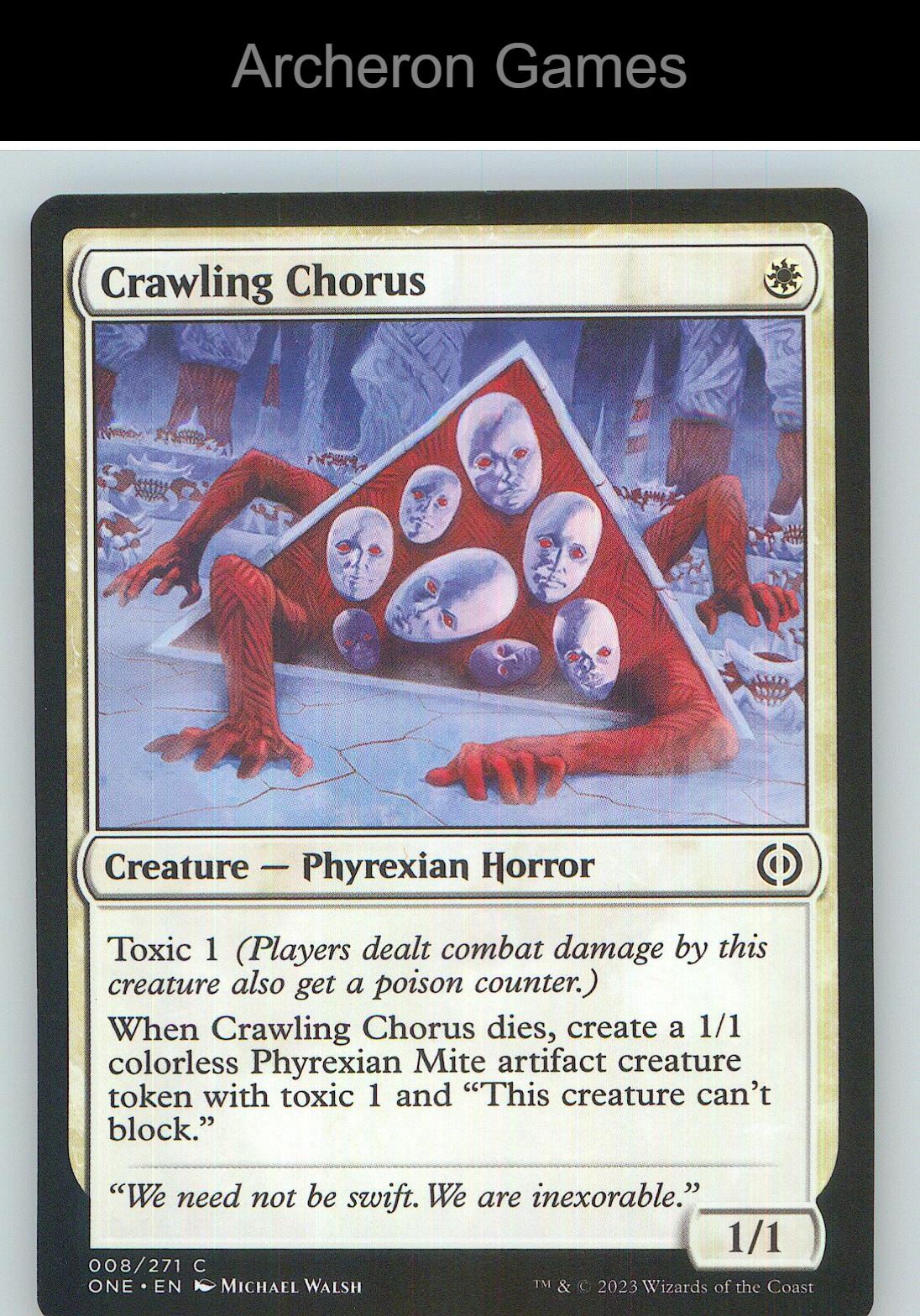 Crawling Chorus ONE 8 C MTG Card NM/EX+