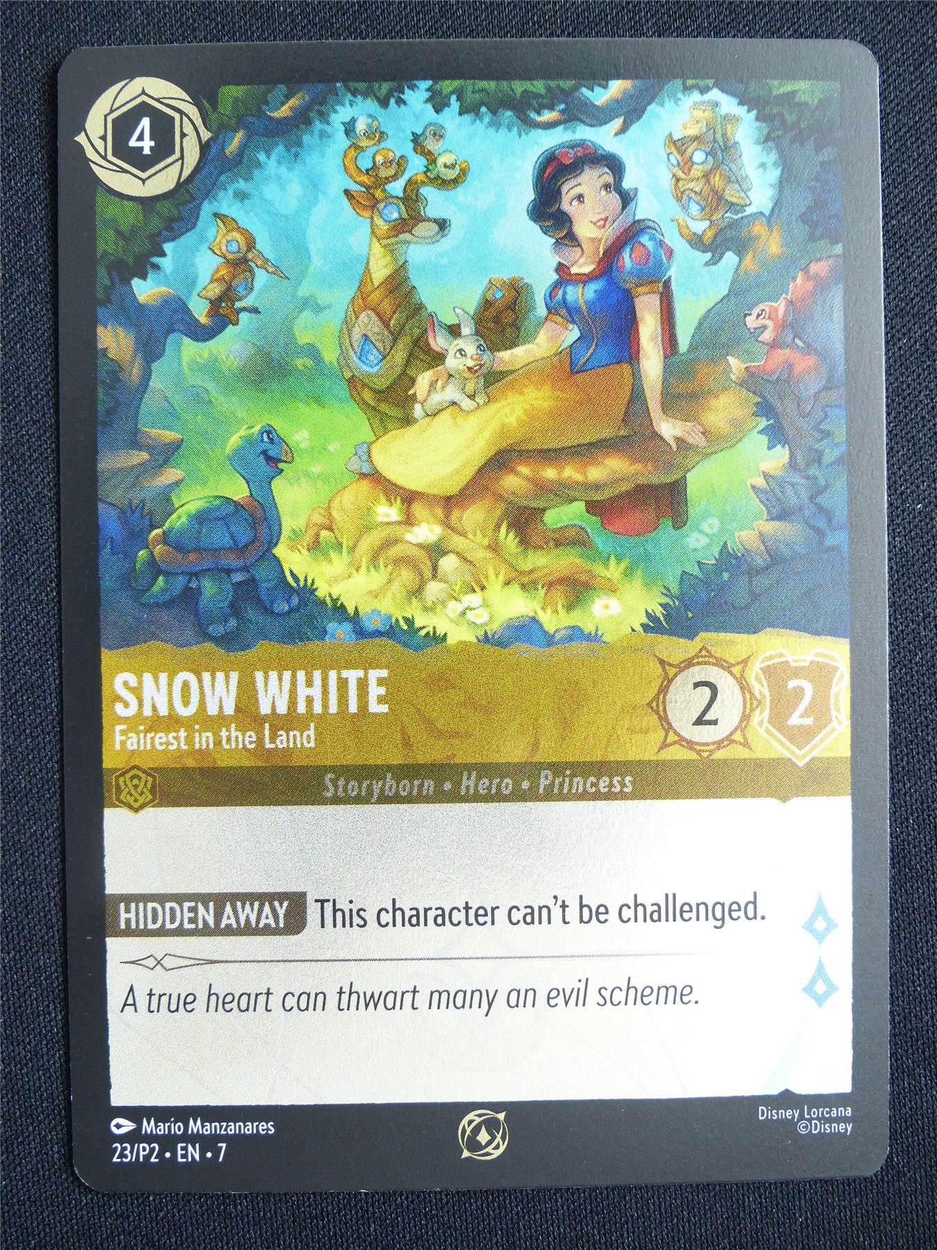 Snow White Fairest in the Land 23/P3 Foil - Lorcana Card #142