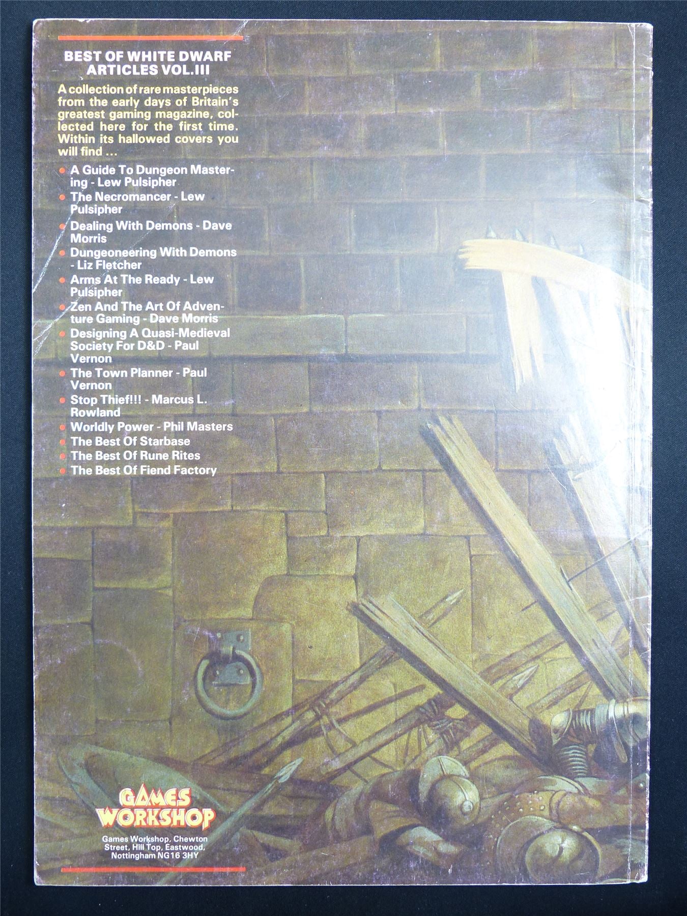 The best of White Dwarf Articles volume III - Warhammer Magazine #KO