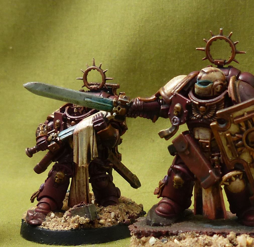 Bladeguard Veterans painted - Blood Angels - Warhammer 40K #9G