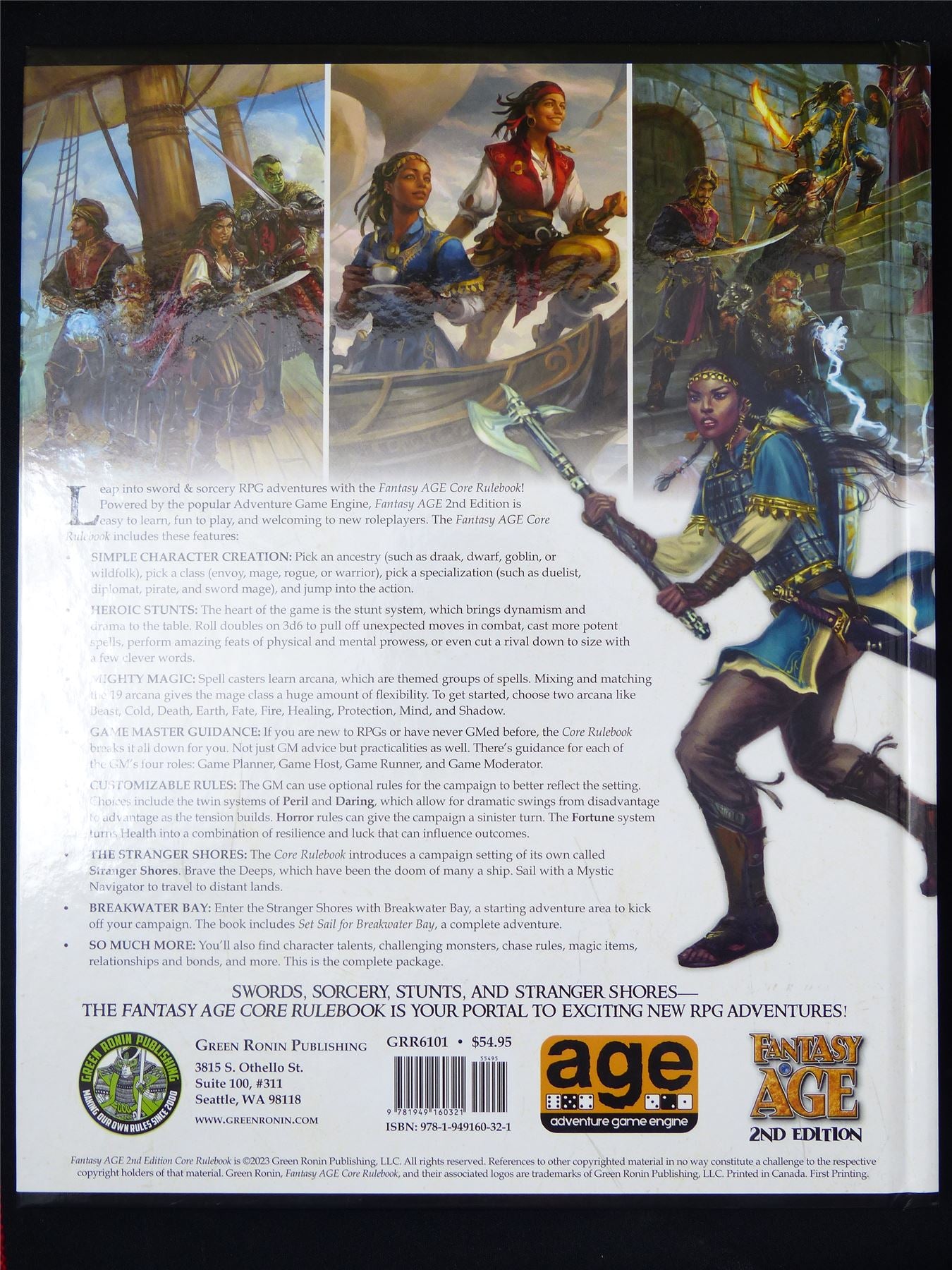 Fantasy Age Core Rulebook - Roleplay Book Hardback #17R