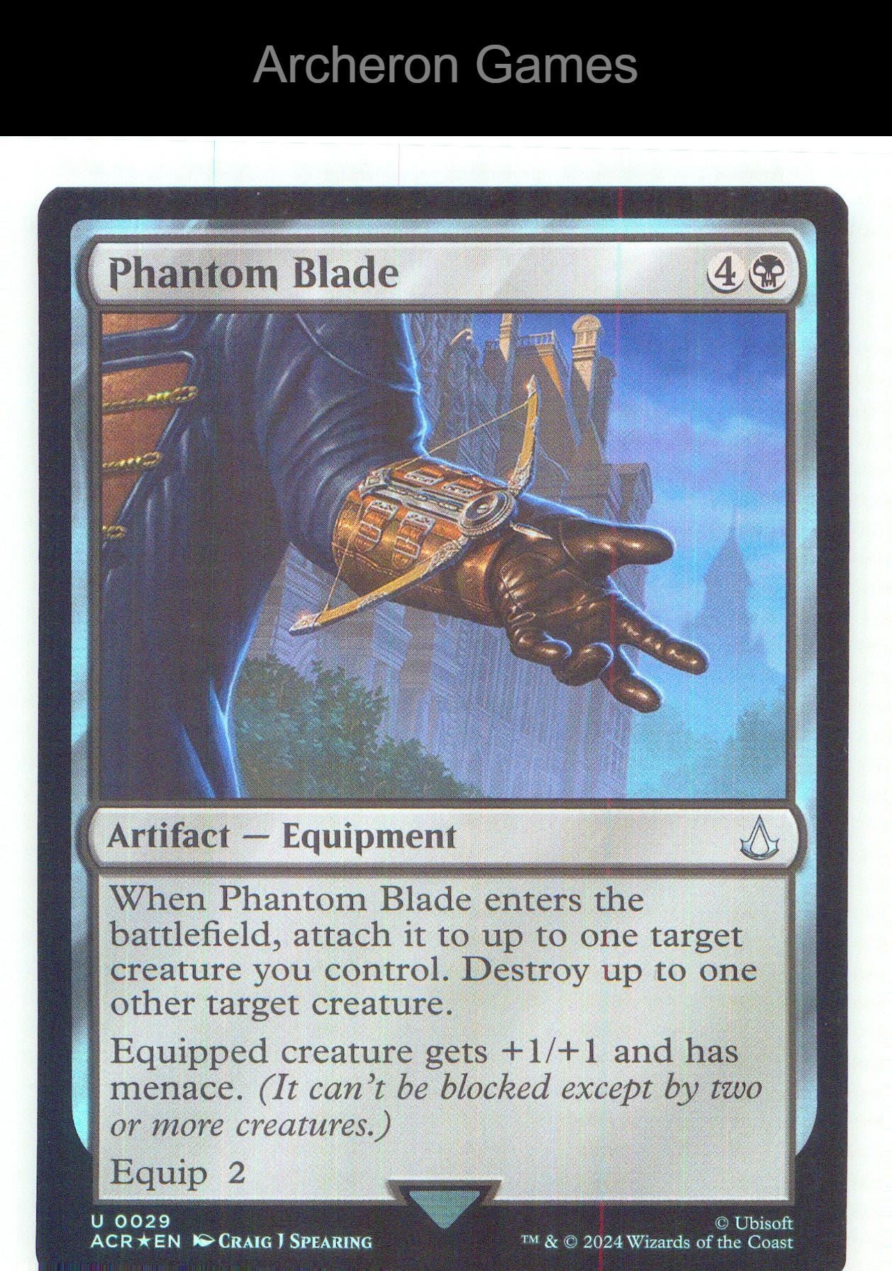 Phantom Blade ACR 29 UC MTG Card NM/EX+ Foil