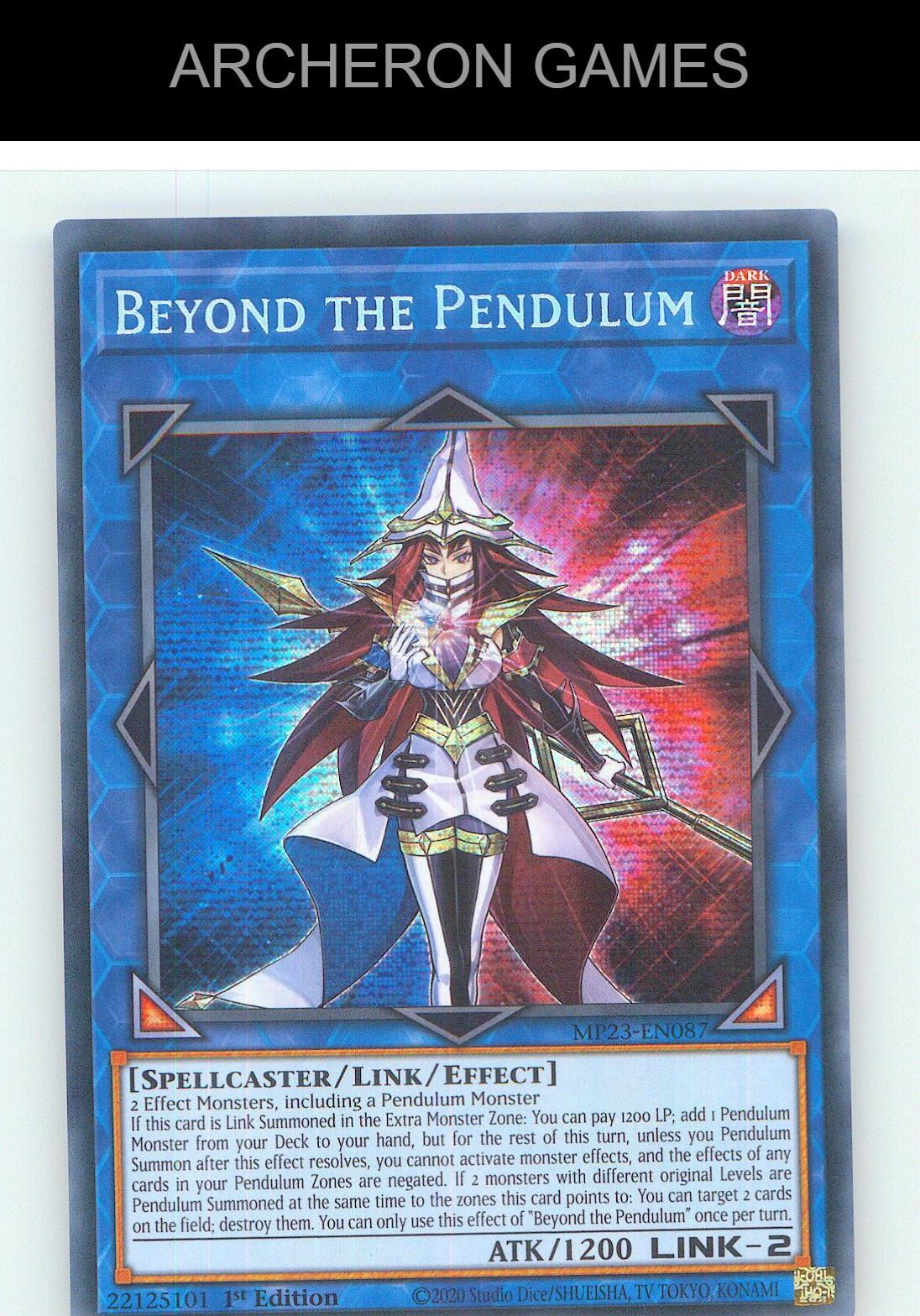 Beyond the Pendulum (Secret Rare) SEC YUGIOH Card 1st Edition