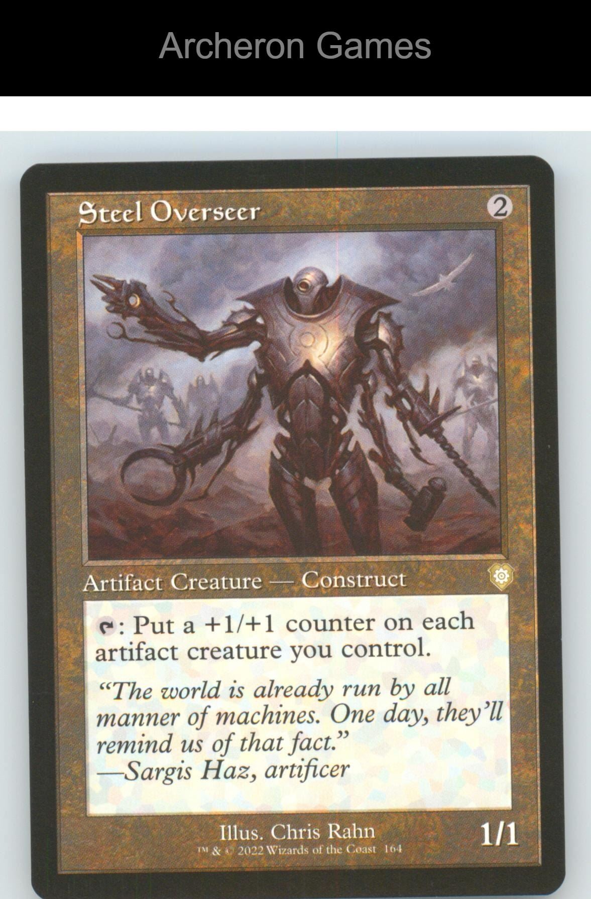 Steel Overseer (Retro Frame) BRC 164 R MTG Card NM/EX+