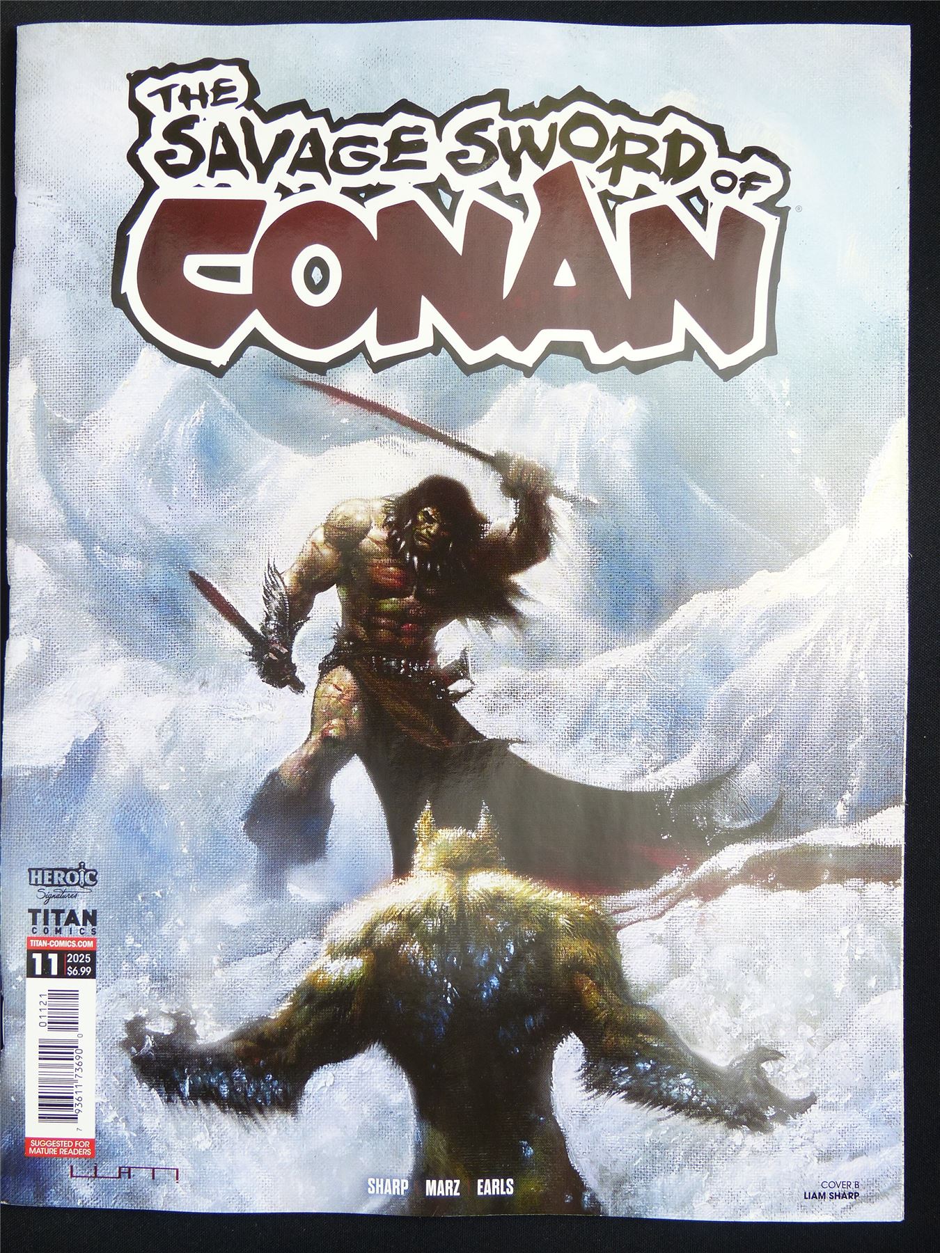 The Savage Sword of CONAN #11 Cvr B - Nov 2025 Titan Comic Magazine #5ZT