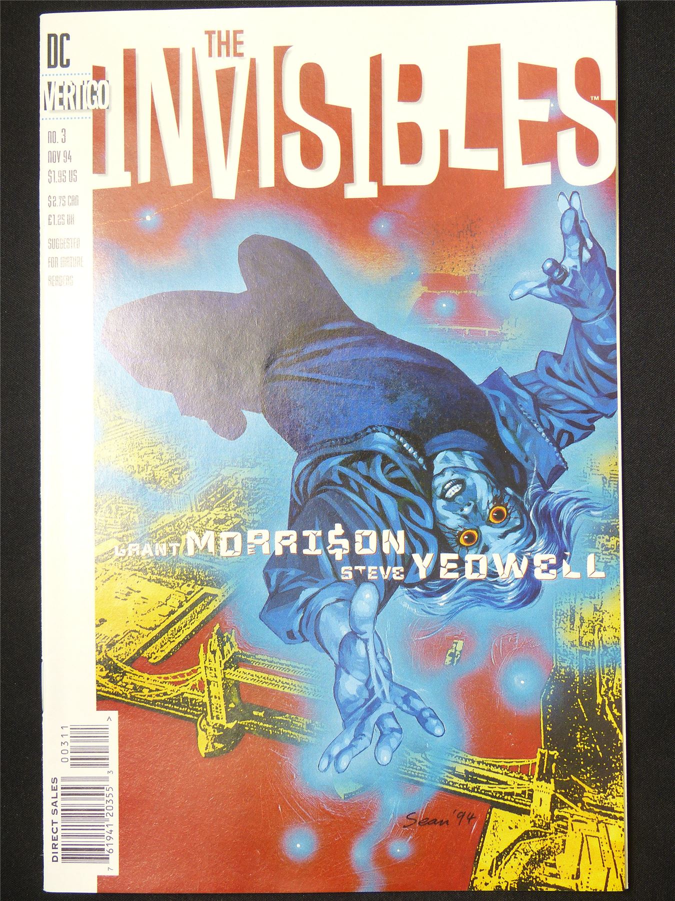 The INVISIBLES #3 - DC Vertigo Comic #16M